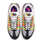Nike men's Air Max 95 Big Bubble Woven sneakers in multicolor with Hyper Pink and Green Strike accents