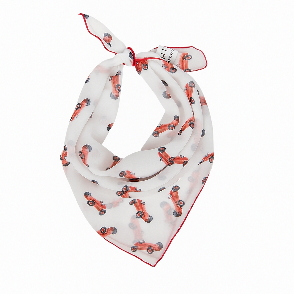 Alfa Romeo Racing Chiffon Scarf | 20" Square Scarf