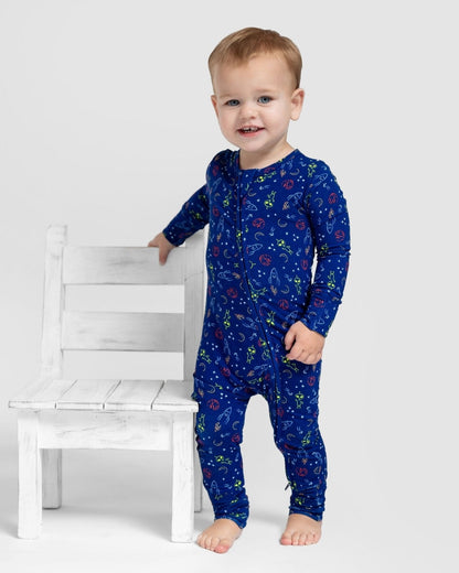Alien Bamboo Toddler Pajamas – Romper