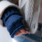 Navy Essential Knit Alpaca Gloves