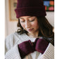 Wine Essential Knit Alpaca Gloves