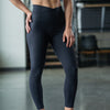 BRUSHED attain crossover legging - Black