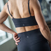 BRUSHED attain sports bra - Black
