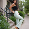 BRUSHED mindset flare legging - Light Mint