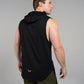 DETERMINED hooded sleeveless