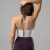 rebellious crop bra - White
