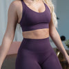 SERENE warrior V2 sports bra - Ashen Fig