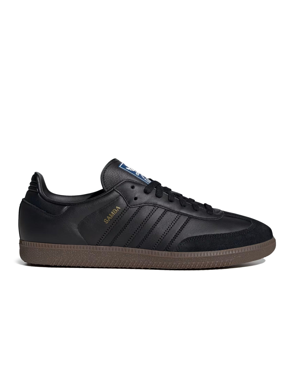 Adidas Men's Samba OG black sneakers with classic low-top design and white sole")]

//