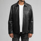 Whet Blu NYC Anderson men's classic cowhide leather jacket, stylish front view