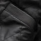Andre men's varsity leather jacket by Whet Blu NYC, diamond liner view