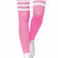 Striped Thigh High Stockings