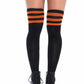 Striped Thigh High Stockings