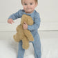 Aquarius Zodiac Bamboo Baby Pajamas – Zipper Footie