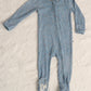 Aquarius Zodiac Bamboo Baby Pajamas – Zipper Footie