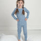 Aquarius Zodiac Bamboo Pajamas for Kids – Two Piece Set