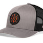 Austin Trucker Hat  |  Orange ATX X Snapback