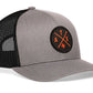 Austin Trucker Hat  |  Orange ATX X Snapback