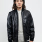 Whet Blu NYC Aviator men's bomber leather jacket in a stylish view