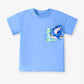 Children's Shark Graphic Round Neck T-Shirt - Farnelli