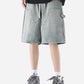 Men's Vintage Wash Denim Shorts - Farnelli