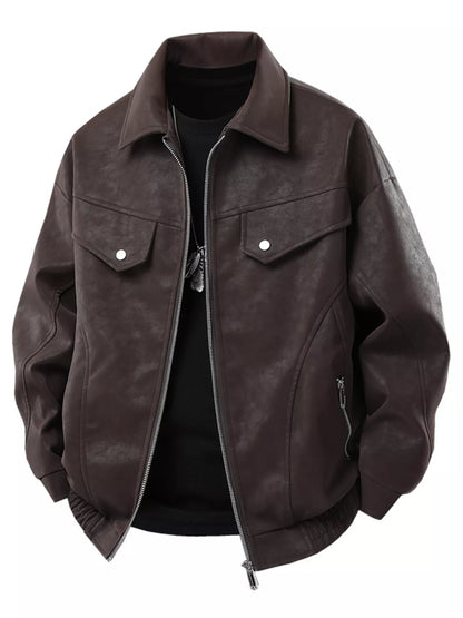 Men's Plus Size Lightweight Zip Up Jacket - Farnelli