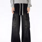 Men's Plus Size Wide-Leg Cargo Jeans - Farnelli