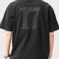 Men's Plus Size Vintage Washed Number 17 Oversized T-Shirt - Farnelli
