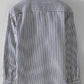 Men's Plus Size Striped Button Up Long Sleeve Shirt - Farnelli