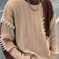 Men's Color Block Round Neck Sweater - Farnelli