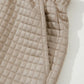 Color Block Patchwork Textured Long Sleeve Top and Short Lounge Set - Farnelli