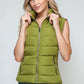Snobbish Zip Up Turtleneck Vest with Pockets - Farnelli