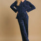 Umgee Side Slit Texture Button Up Shirt - Farnelli