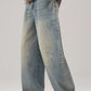 Men's Wash Wide Leg Jeans - Farnelli