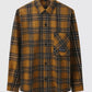 Men's Plus Size Casual Plaid Button Up Shirt - Farnelli