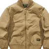 Men's Plus Size Classic Zip Up Bomber Jacket - Khaki