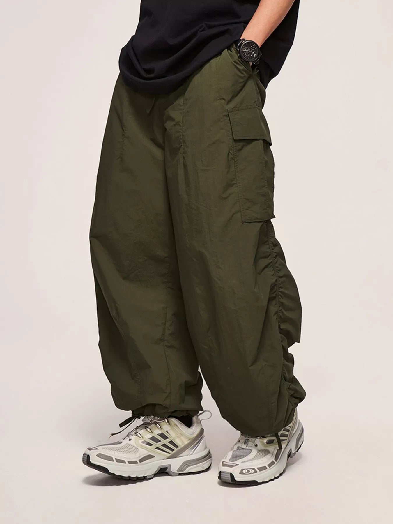 Men's Wide Leg Cargo Pants - Farnelli
