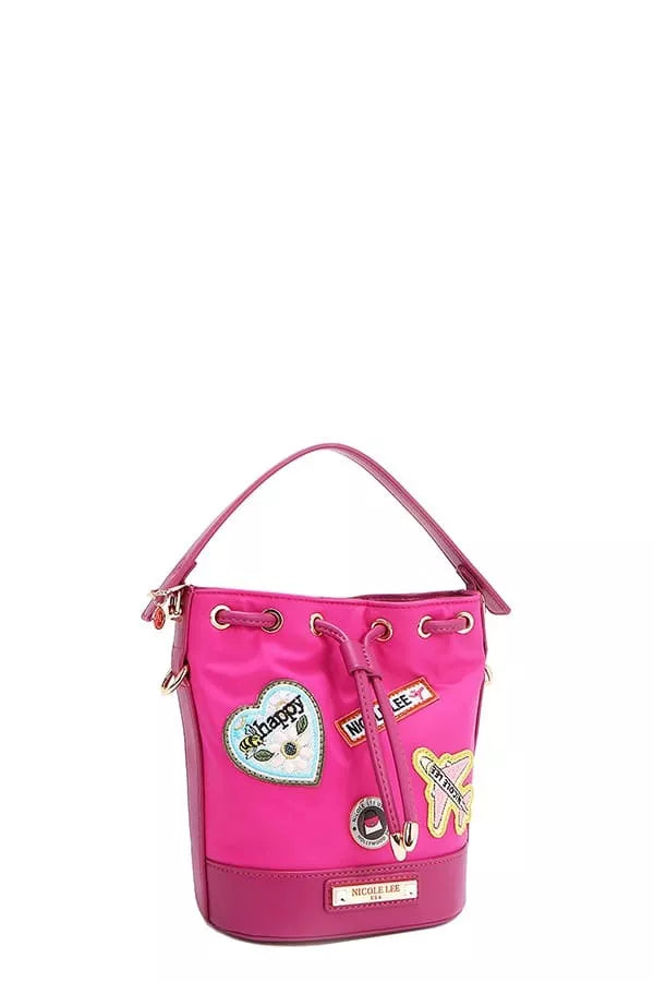 Nicole Lee USA Color Patch Bucket Bag - Farnelli