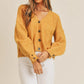 MABLE Long Sleeve Button Down Sweater Cardigan - Farnelli