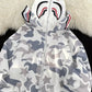 Men's Camo Print Zip-Up Hoodie - Farnelli