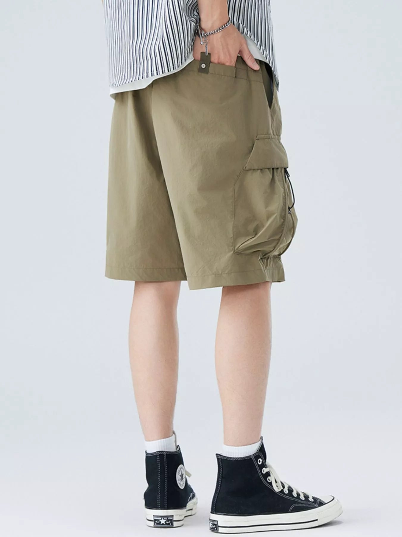 Men's Plus Size Loose Fit Cargo Shorts - Farnelli