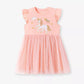 Children's Unicorn Ruffle Sleeve Tulle Dress - Farnelli