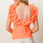 BiBi Merrow Frilled Strap With Neckline Tank Top - Farnelli
