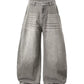 Men's Washed Wide Leg Jeans - Farnelli