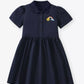 Children's Embroidered Rainbow Polo Dress - Farnelli