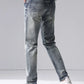 Men's Washed Slim Fit Jeans - Farnelli