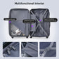 HouseOfZazla 4-piece hardshell luggage set with TSA locks and spinner wheels in multiple colors