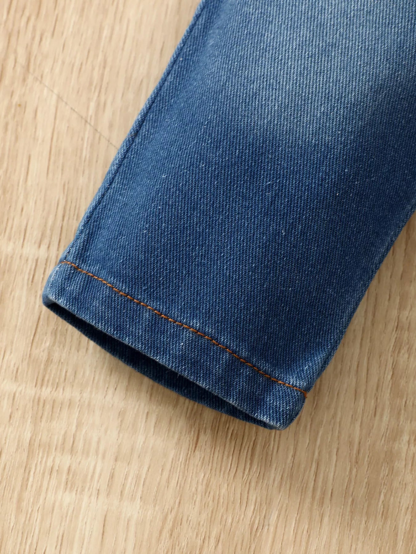 Children's Cartoon Animal Print Sweatshirt & Jeans Set - Farnelli