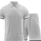 Men's Short Sleeve Polo and Shorts Set - Farnelli