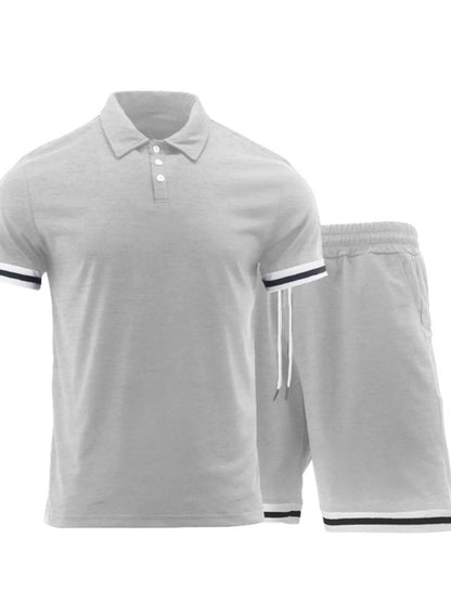 Men's Short Sleeve Polo and Shorts Set - Farnelli