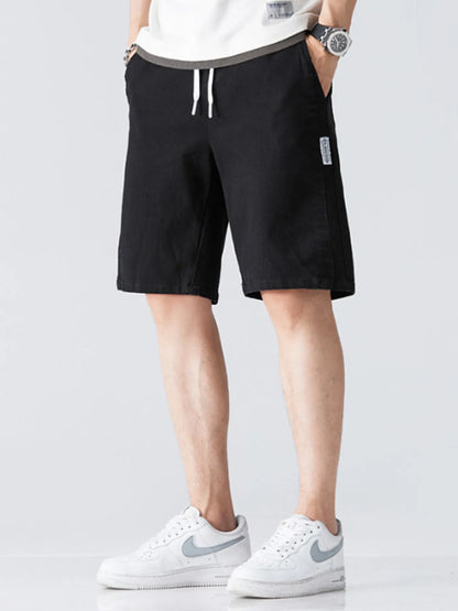 Men's Drawstring Denim Shorts - Farnelli